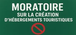 01/09 - Moratoire sur la création d'hébergements touristiques sur notre Commune