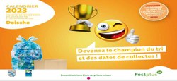 04/12 - BEP Environnement : Calendrier de collectes 2023