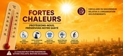 26/06 - Forte chaleur et pic d'ozone - Circulaire du Gouverneur relative aux événements