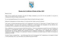  Discours de Madame Caroline Deroubaix, Echevine de l'Instruction publique 