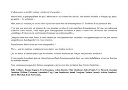  Discours de Madame Caroline Deroubaix, Echevine de l'Instruction publique 