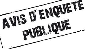 avis d'enquête publique