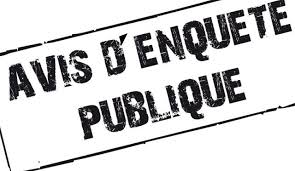 avis d'enquête publique