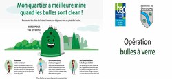 17/04 - Campagne de sensibilisation relative à la propreté autour des bulles à verre...