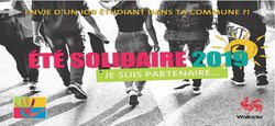 03/04 - Eté solidaire 2019 : l'appel aux candidatures est lancé